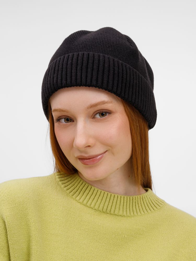 Шапка ComFleece, черная-2