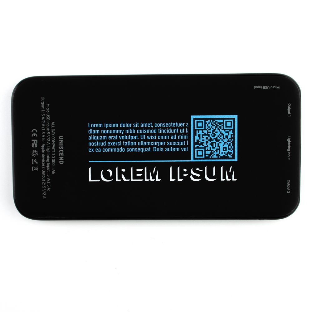 Аккумулятор Uniscend All Day Type-C 10000 мАч, черный-5