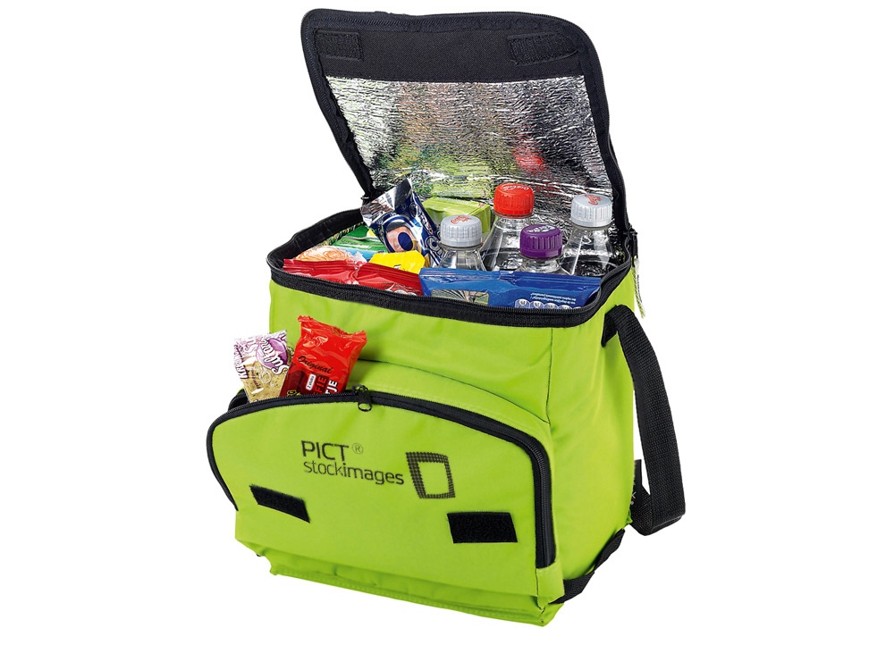 Сумка-холодильник Stockholm складная, зеленое яблоко-0