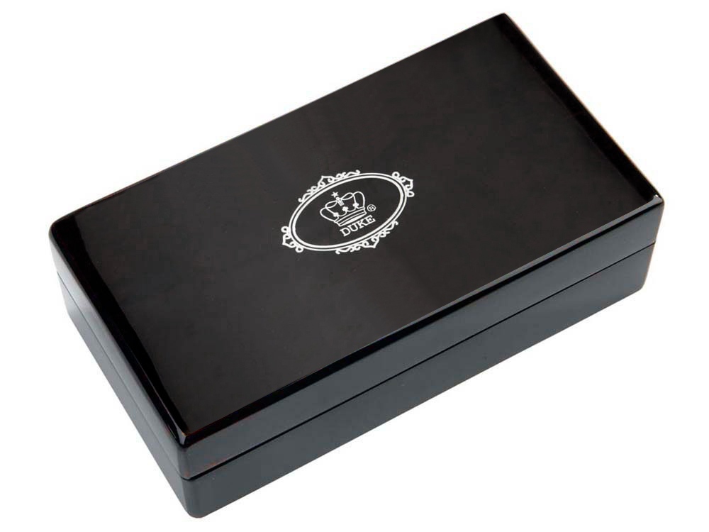 Ручка шариковая Duke Viceroy в футляре, черный/золотистый-1