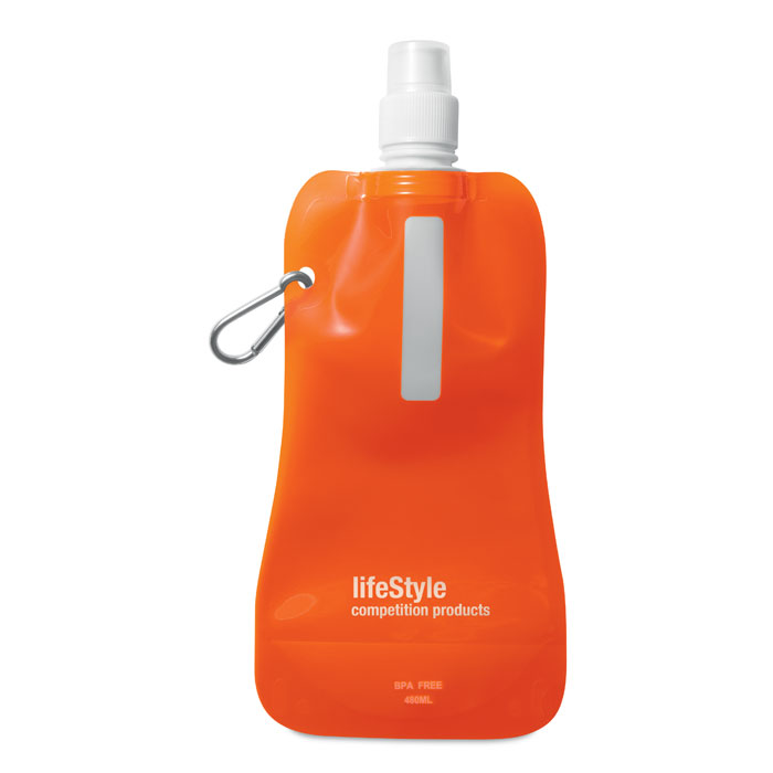 Фляга, прозрачно-оранжевый-2