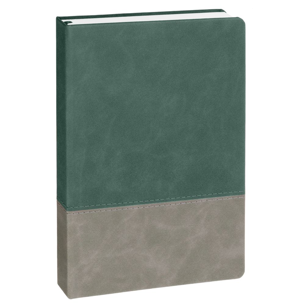 Ежедневник Horizon, недатированный, серый с зеленым-1
