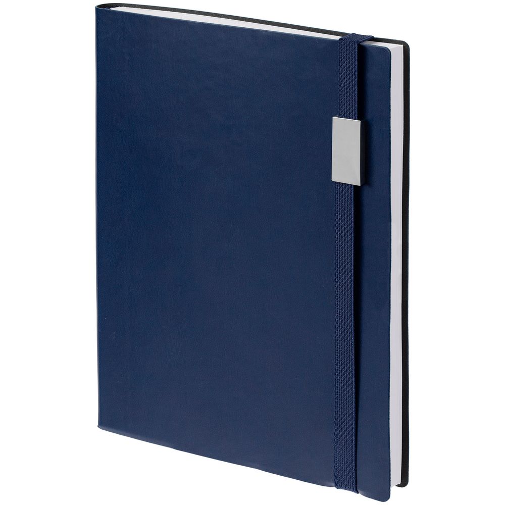Ежедневник Vivian Metal, недатированный, темно-синий-1