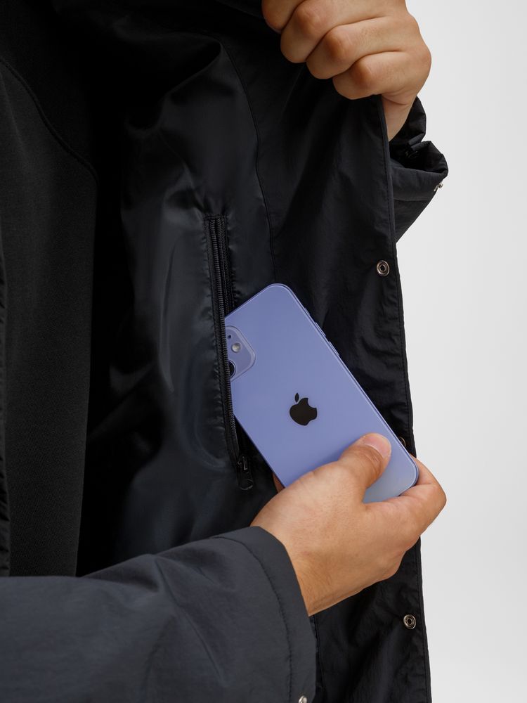 Куртка унисекс Veter, черная-7