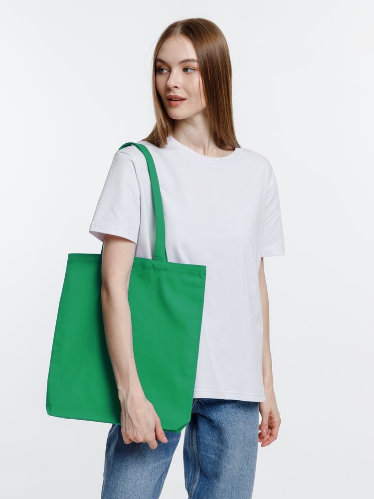 Холщовая сумка Strong 210, зеленая-3