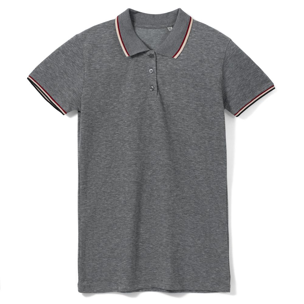 Рубашка поло женская Paname Women, черный меланж-1