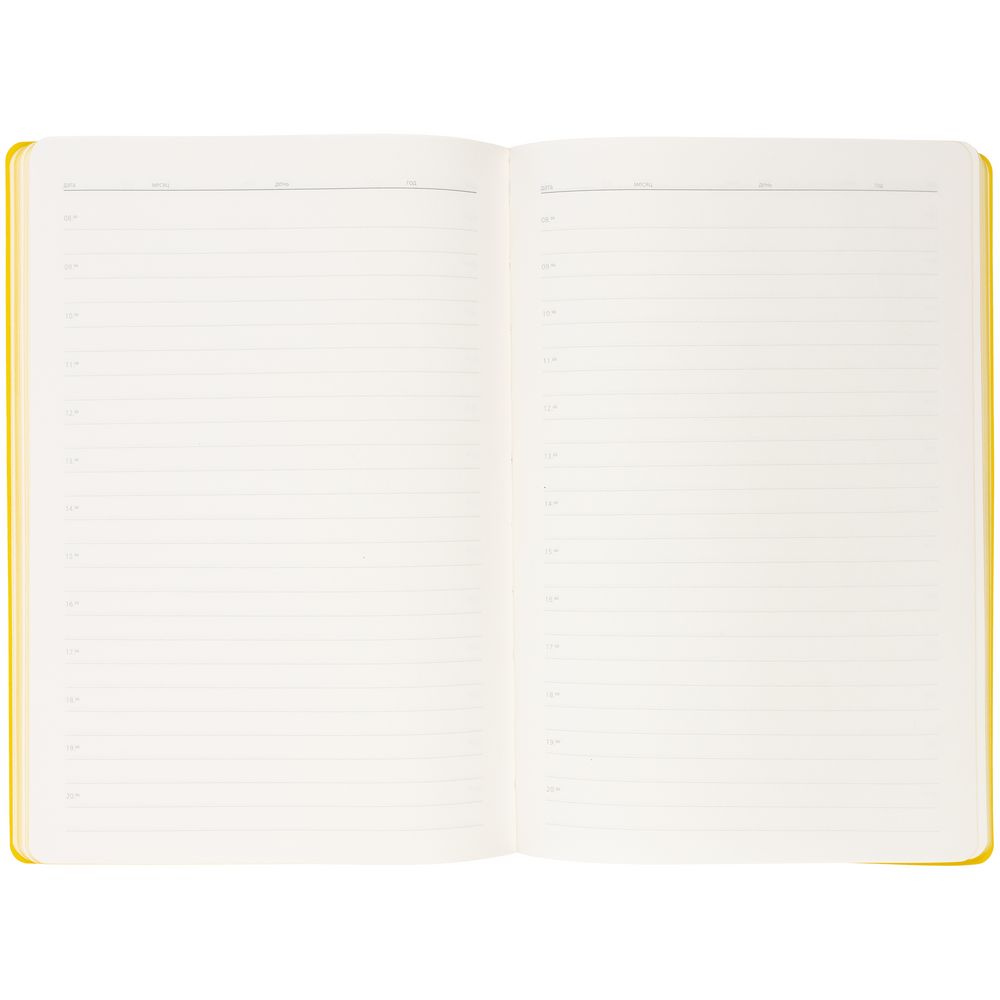 Ежедневник Flexpen Black, недатированный, черный с желтым-4