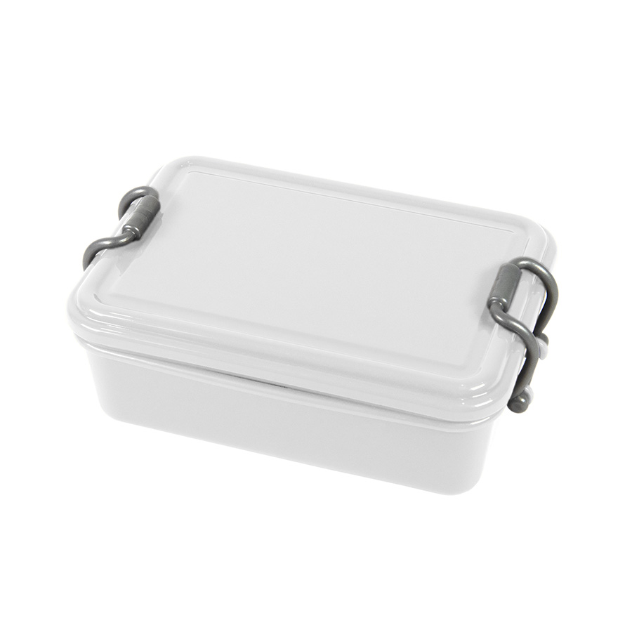 Ланч-бокс MEAL, пластик, 2 отделения, белый-0