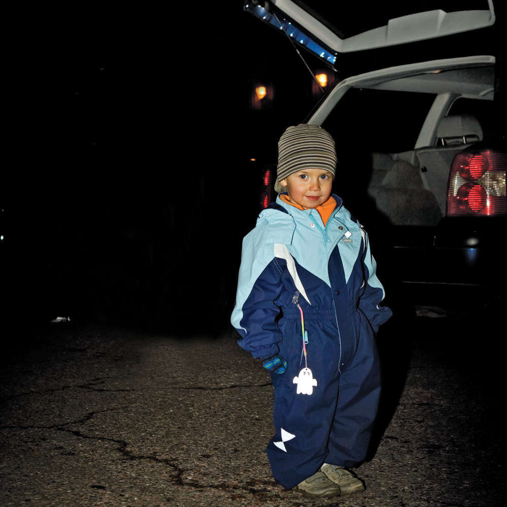 Светоотражатель «Квадрат», белый-2