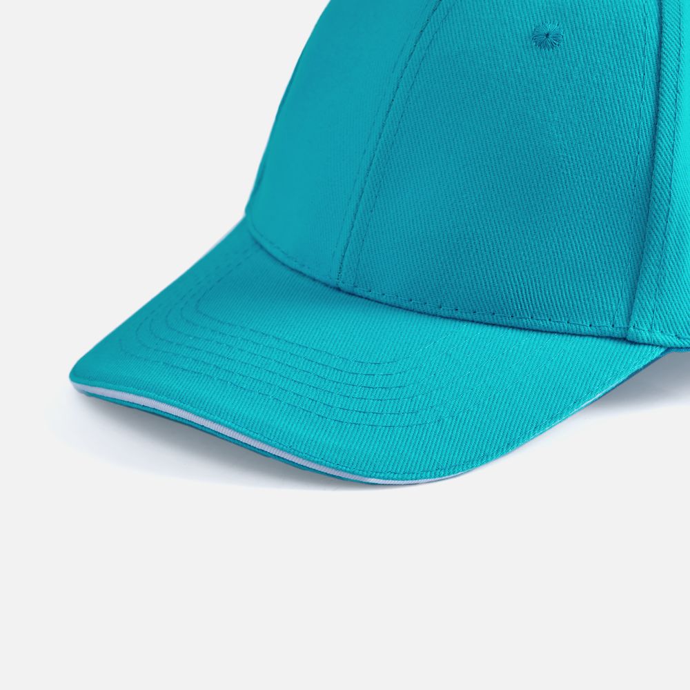 Бейсболка Buffalo, бирюзовая с белым-1