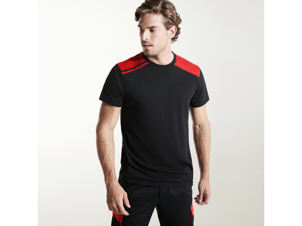 Футболка Expedition мужская, черный/красный-4