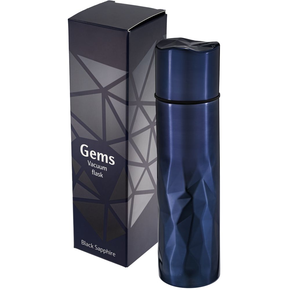 Термос Gems Black Sapphire, сапфир (синий)-2