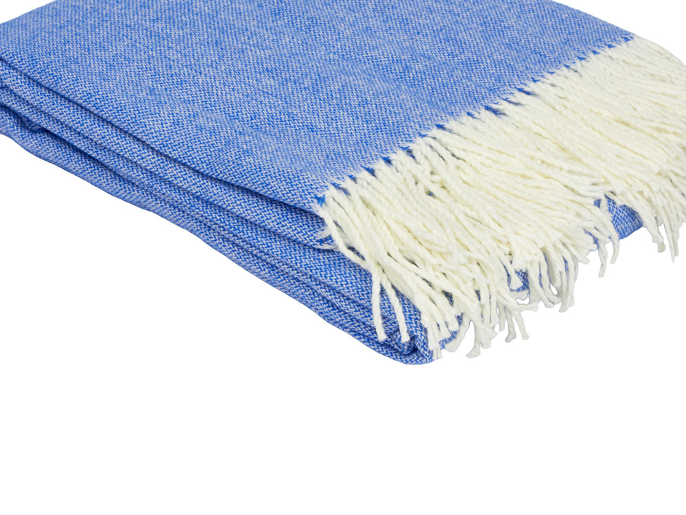 Акриловый плед Dapple 160x210 см, синий-1