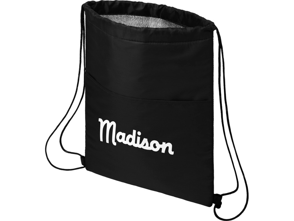 Сумка-холодильник Oriole на шнуровке на 12 банок, черный-5