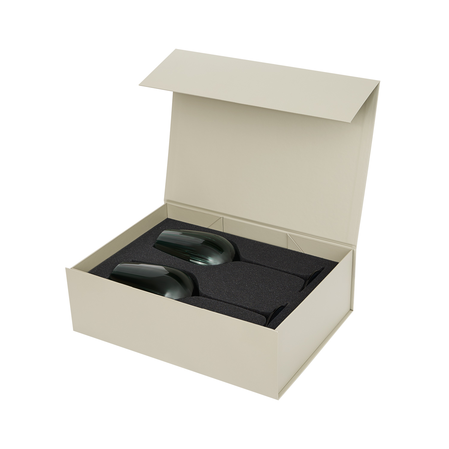 Подарочный набор 2 бокала для вина Capri в серой коробке-2