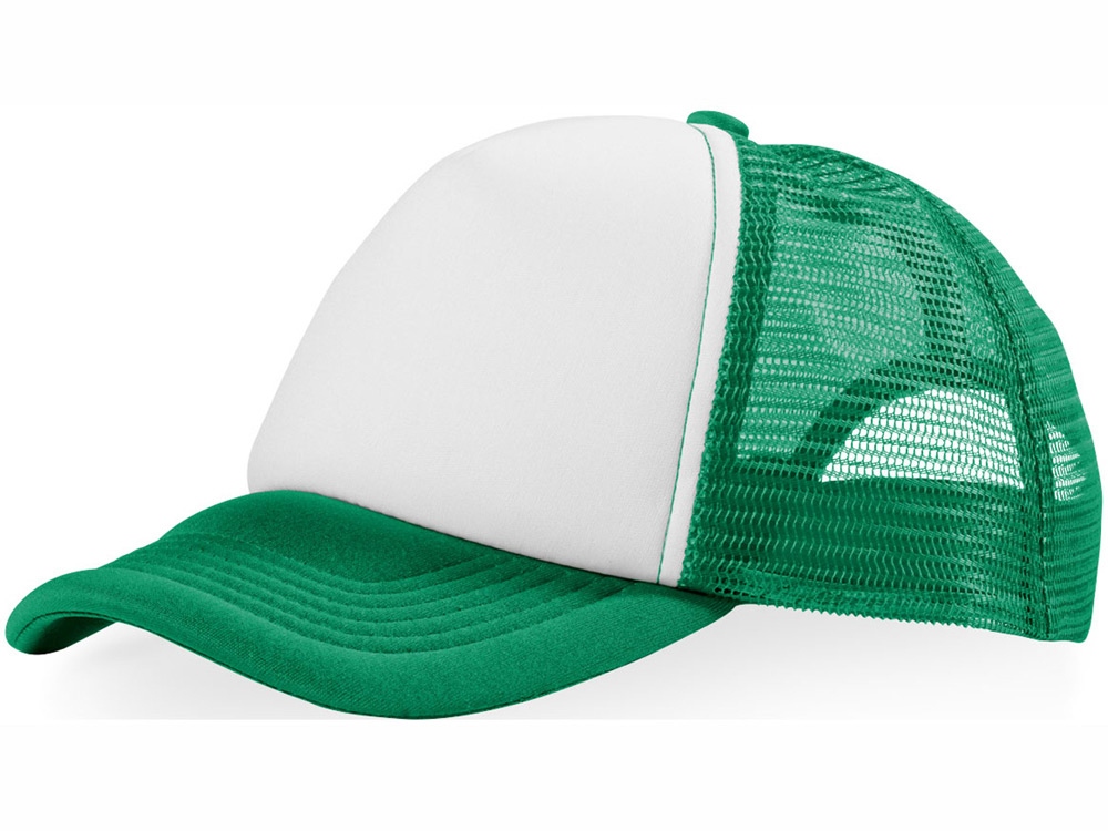Бейсболка Trucker, зеленый/белый-0