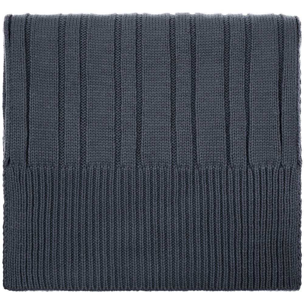 Шарф Knit Beat, серый (графит)-2