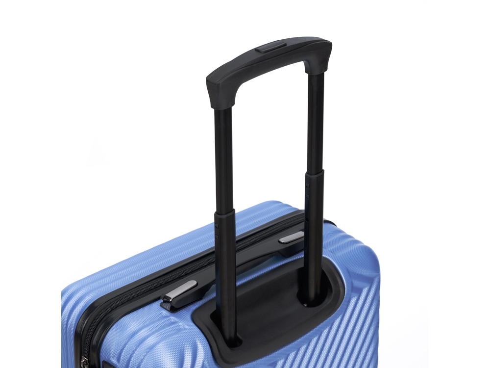 Чемодан TORBER Lama, синий, ABS-пластик, 38 х 21 х 55 см, 37 л-4