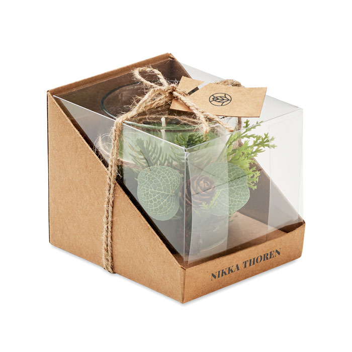 Подсвечник, зеленый-3