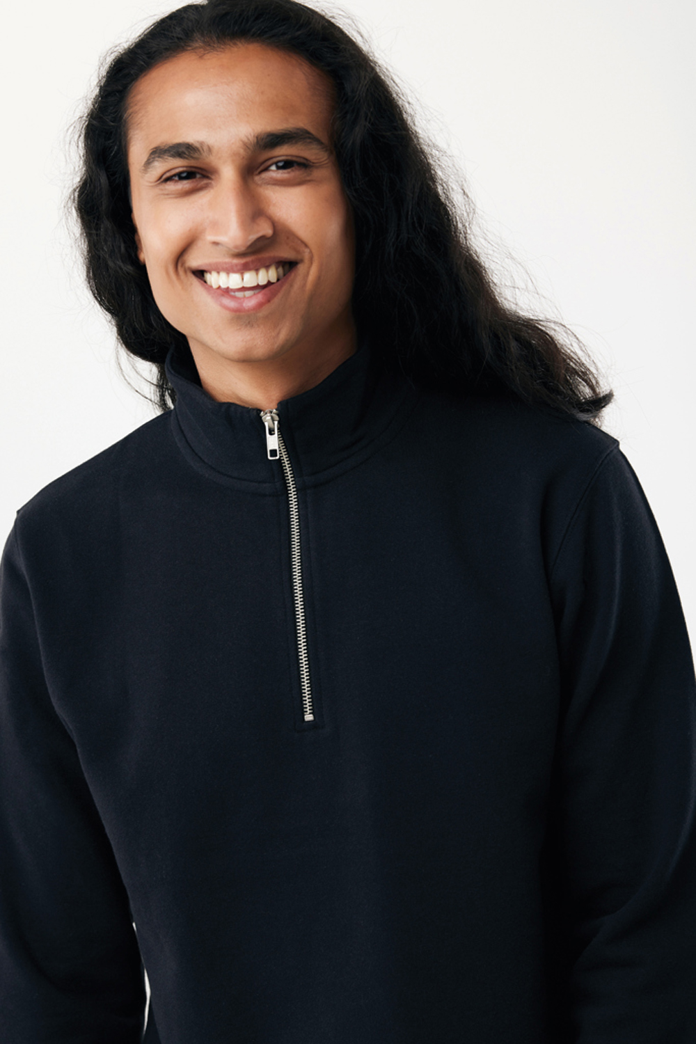 Свитшот на молнии Iqoniq Elgon из переработанного хлопка, 300 г/м²-8