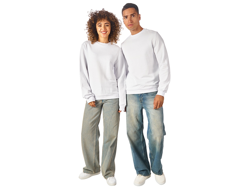 Свитшот Monaco унисекс, белый-5