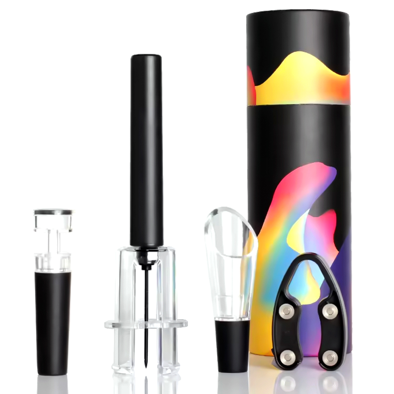 Винный набор Winetube, Черный-0