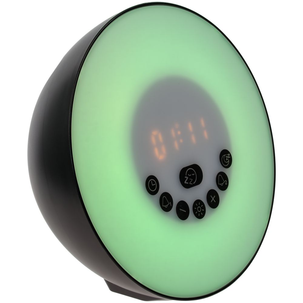 Лампа-колонка dreamTime для пробуждения светом и музыкой, черная-3