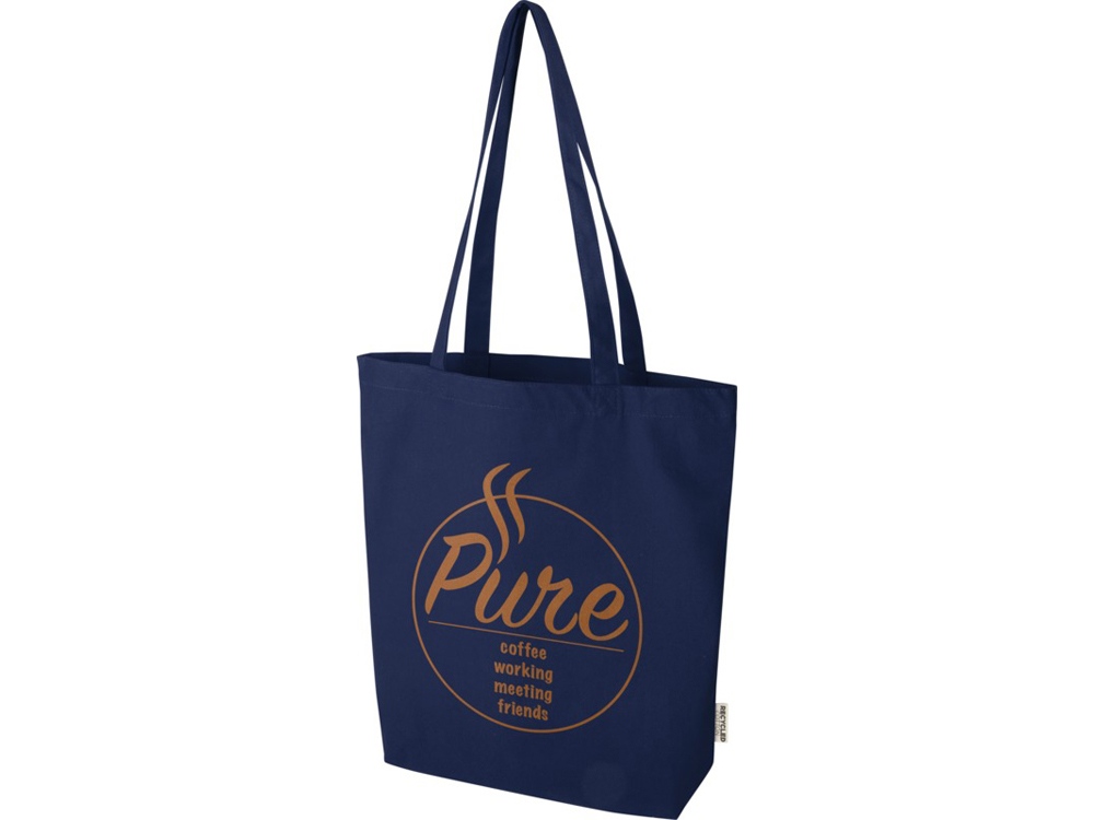 Florida эко-сумка плотностью 270 г/м² - темно-синий-5