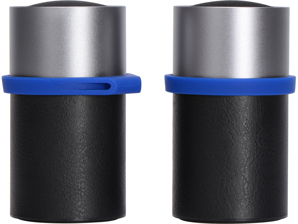 Портативные парные колонки Qjet TWS Mates с синими кольцами-1