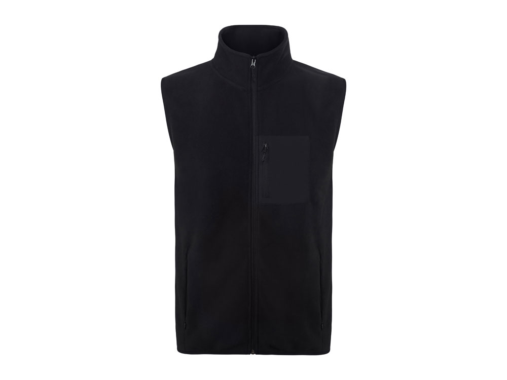 Жилет флисовый Trondheim унисекс, черный-9
