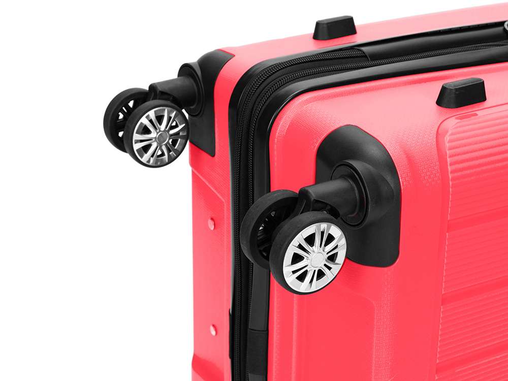 Чемодан TORBER В Отпуск, ярко-розовый, полипропилен, 65,5 х 43,5 х 26 см, 62 л-9