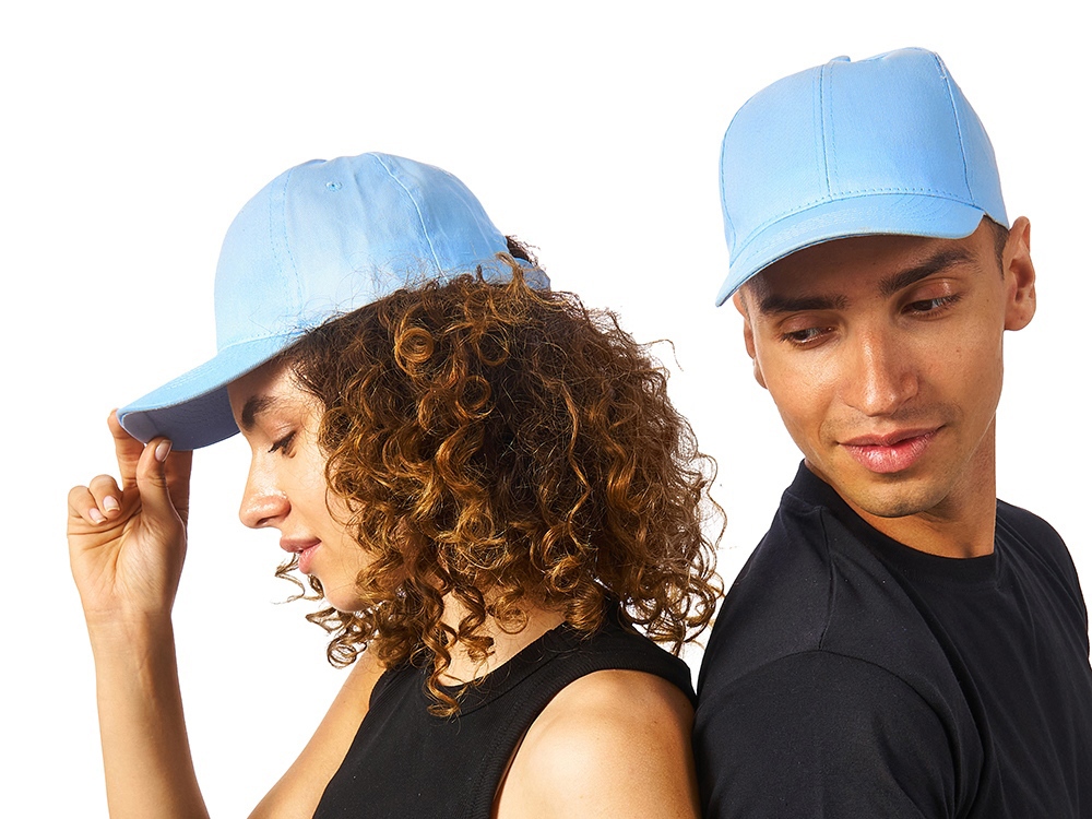 Бейсболка Detroit 6-ти панельная, св. синий-0