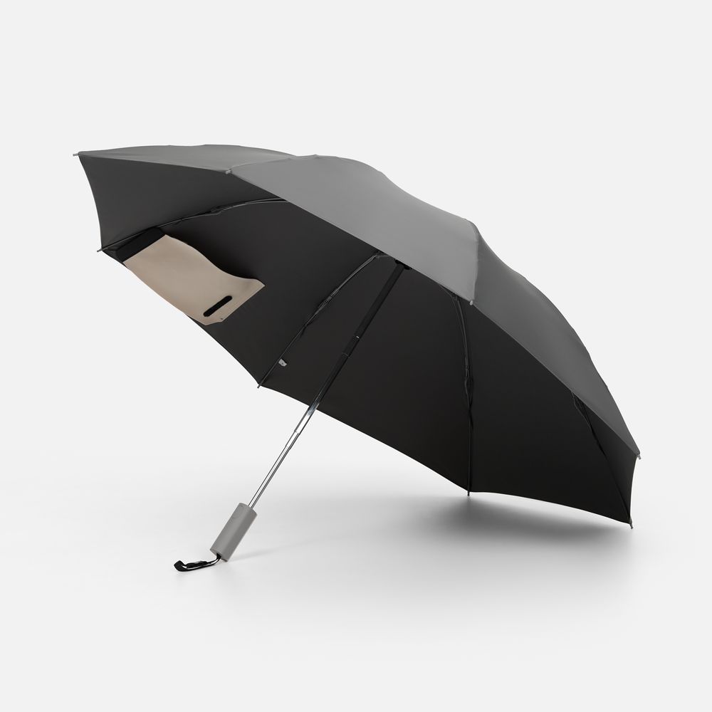 Зонт обратного сложения Easyroll, серый-0