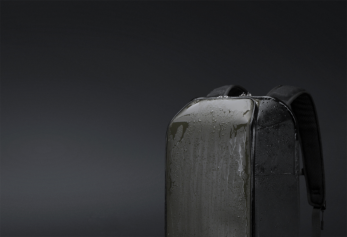 Рюкзак FlipPack 47х30х17 см, темно-зеленый/черный-5