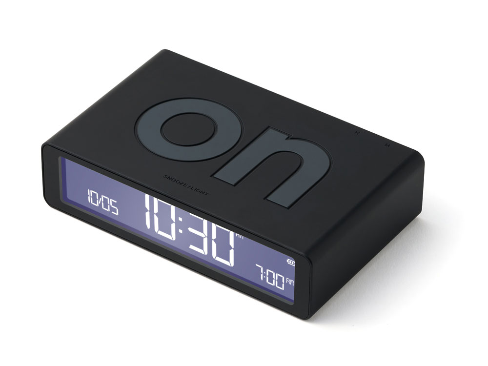 Часы настольные Flip Classic, черный-0