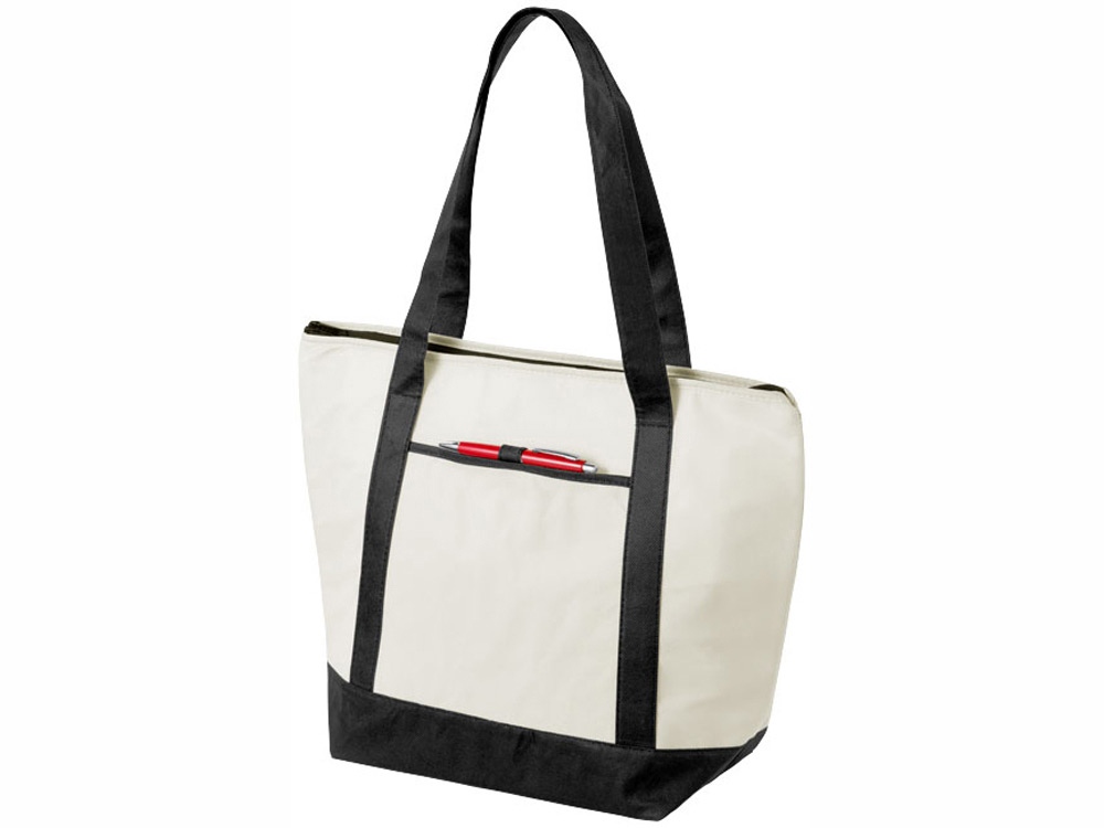 Сумка-холодильник Lighthouse, натуральный/черный-3