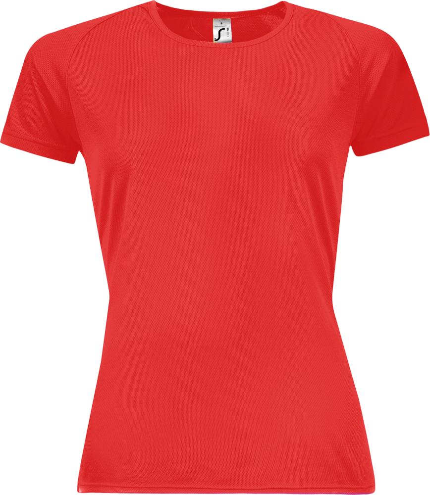 Футболка женская Sporty Women 140, красная-1