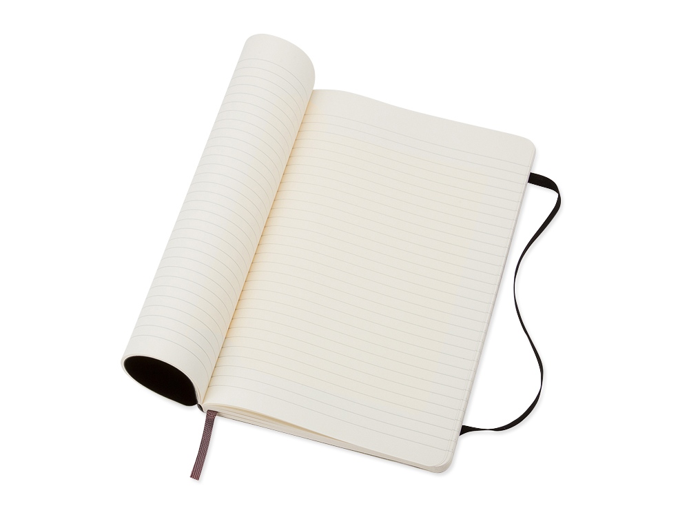 Записная книжка Moleskine Classic Soft (в линейку), Large (13х21см), черный-2