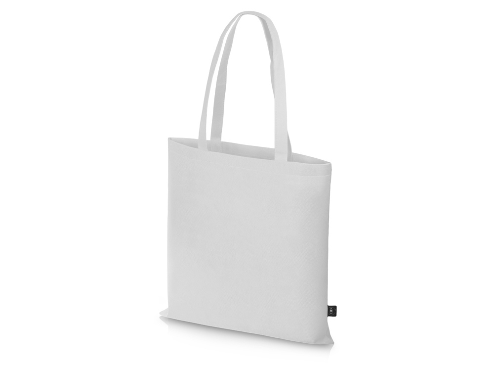 Сумка-шоппер Reviver из нетканого переработанного материала RPET, белый-1