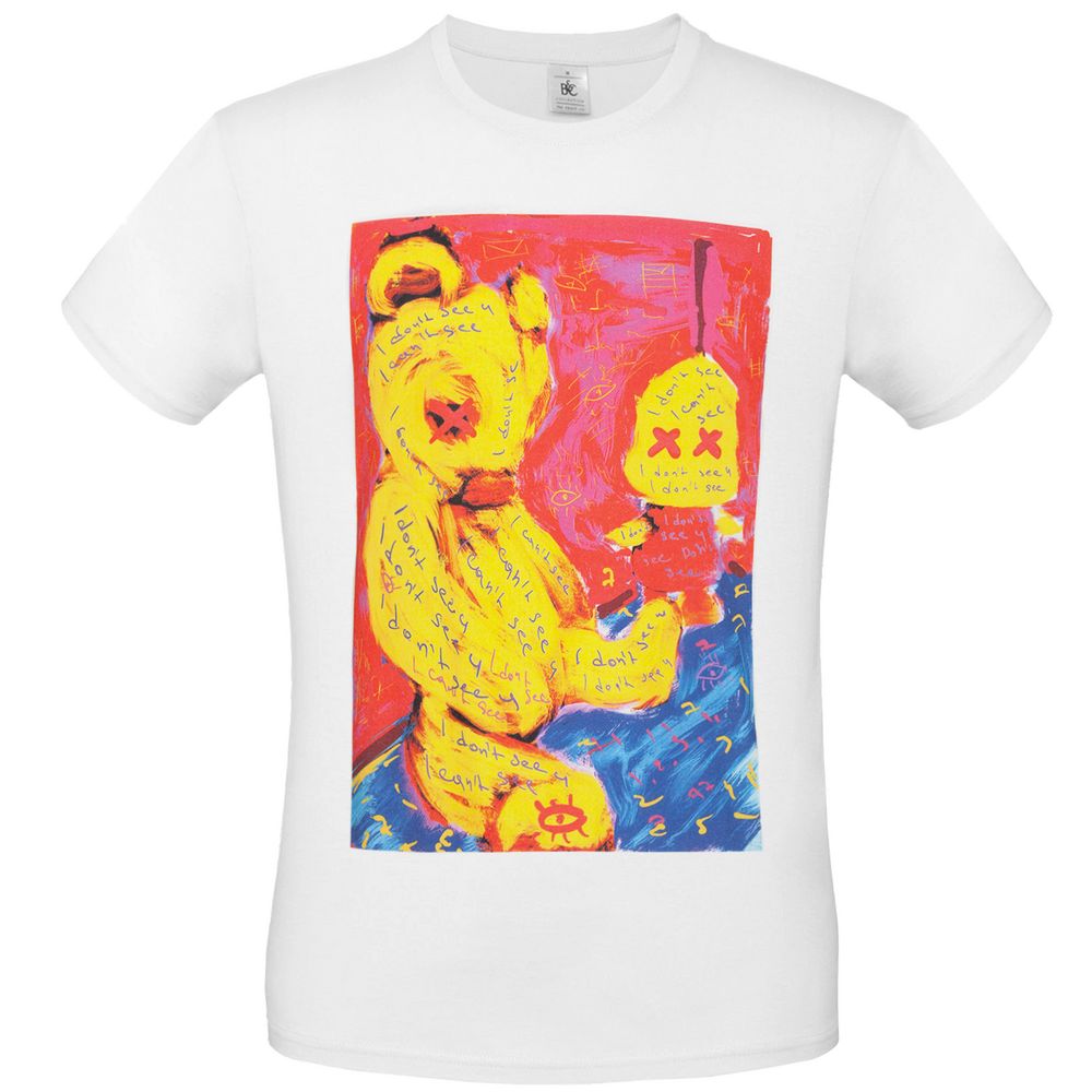 Футболка I Don't See You, белая-1