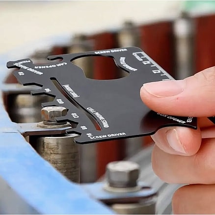 Мультитул Tools Capture в виде карточки, Черный-2