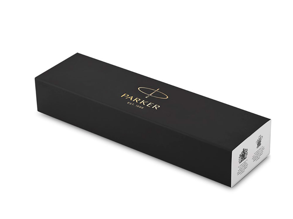 Перьевая ручка Parker IM Metal Brushed Metal GT, перо: F, цвет чернил: blue-6