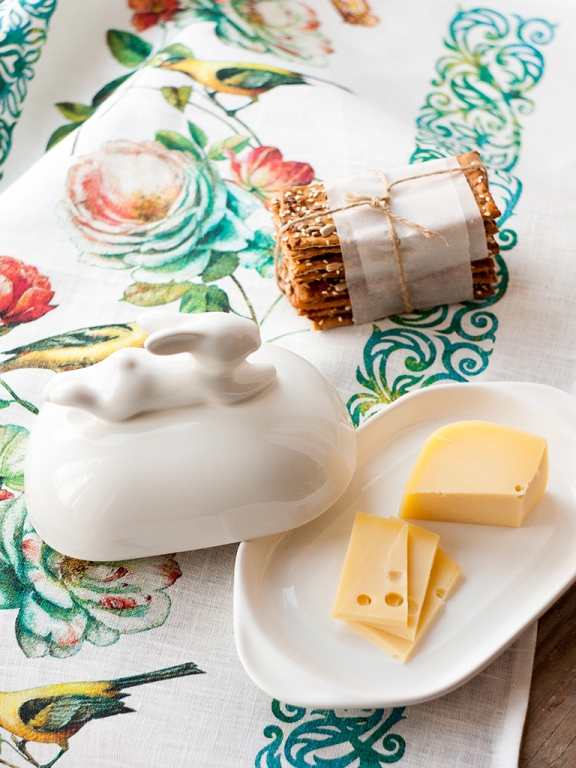 Маслёнка с кроликом, Белый-2