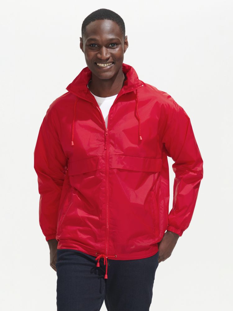 Ветровка из нейлона Surf 210, оранжевая-5