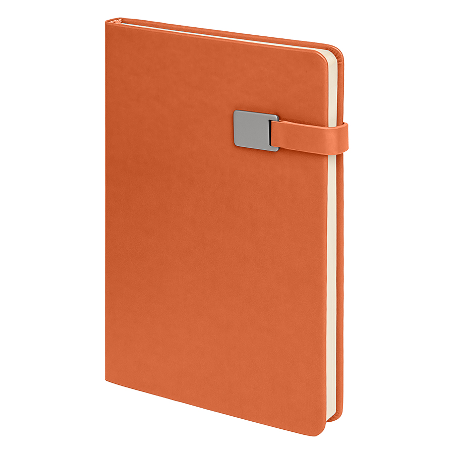 Ежедневник недатированный Spirit , формат А5, в линейку, оранжевый-0