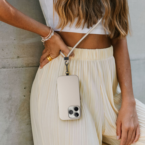 Универсальный ремешок для телефона VONMAHLEN Infinity Go, белый-4