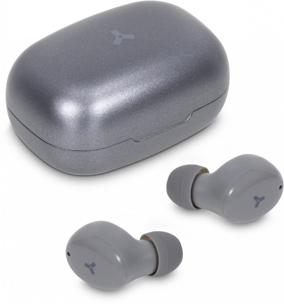 Беспроводные наушники ACCESSTYLE GRAIN TWS, темно-серый, темно-серый-4