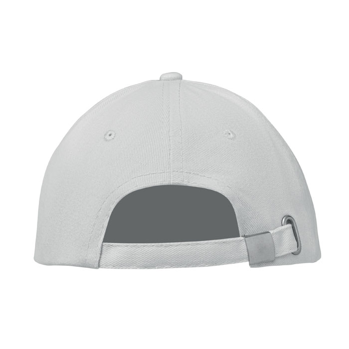 6 panel baseball cap, белый-1