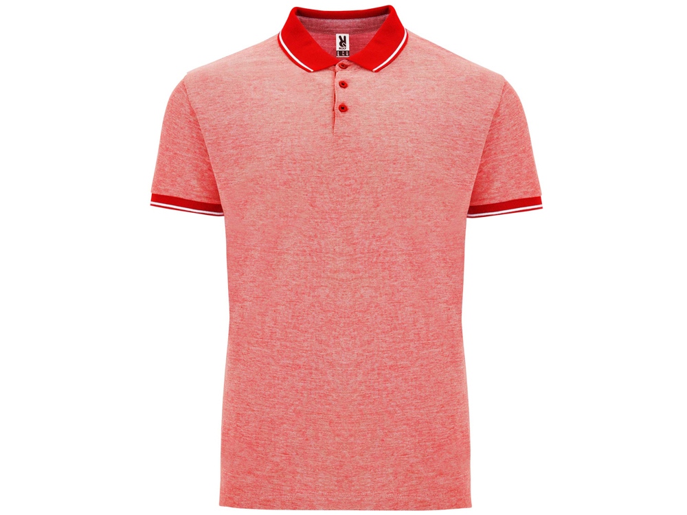 Рубашка поло Bowie мужская, меланжевый красный-0