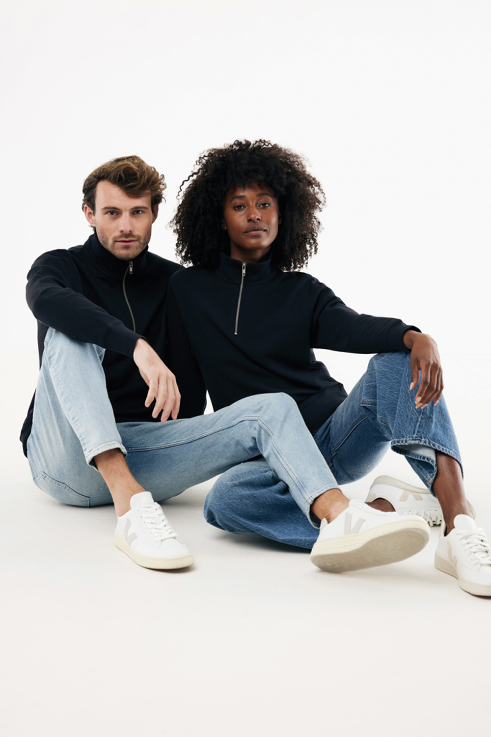 Свитшот на молнии Iqoniq Elgon из переработанного хлопка, 300 г/м²-17